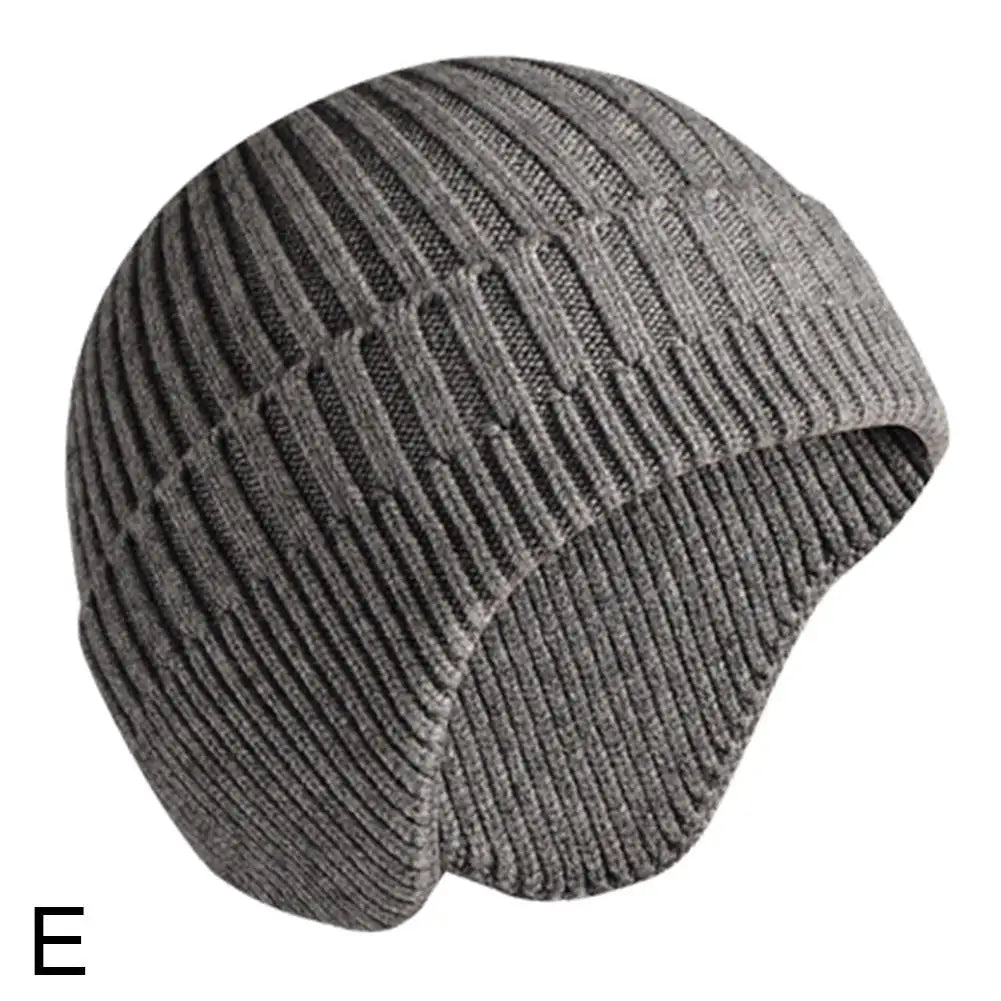 Winter Knit Hat with Ear Protection – Unisex Warm Cycling Cap