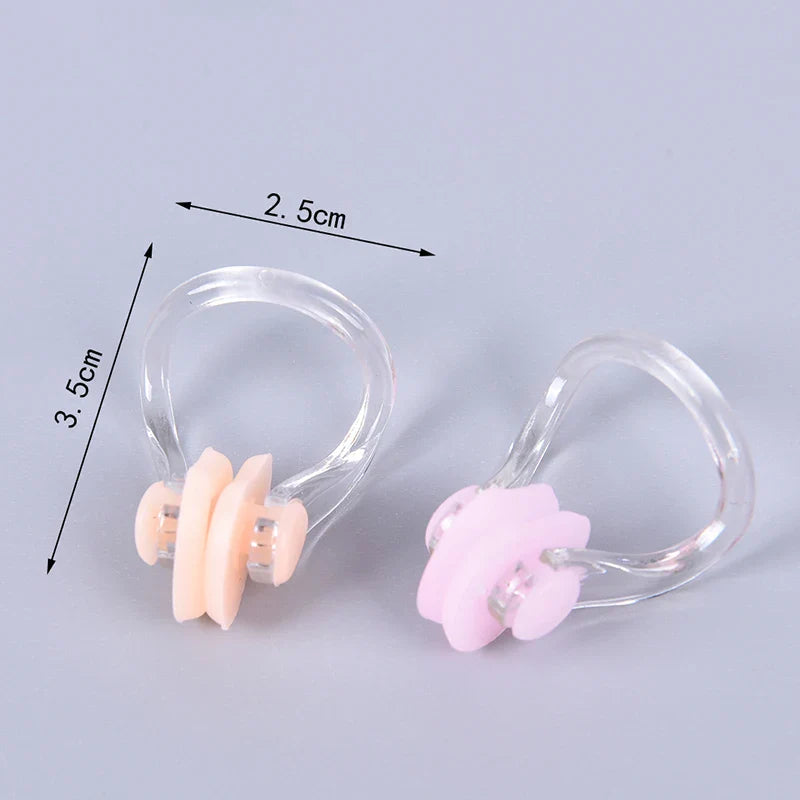 10-Pack Silicone Swimming Nose Clips for Adults & Kids