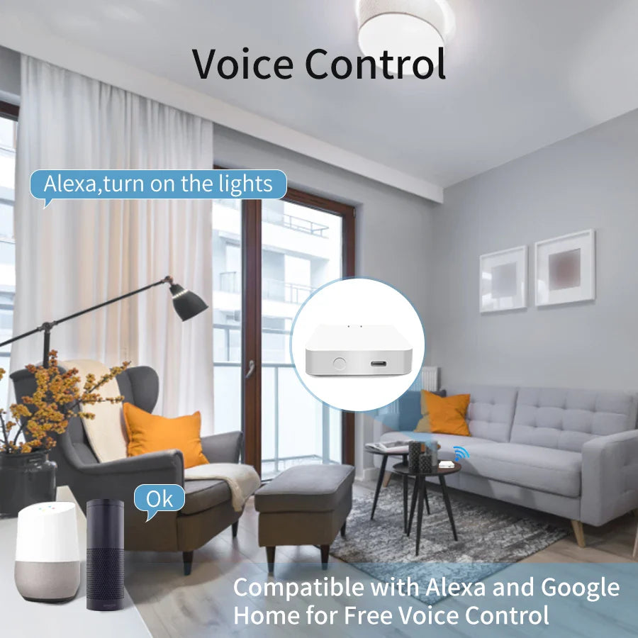 Tuya ZigBee Bluetooth Smart Home Gateway Hub | Alexa & Google