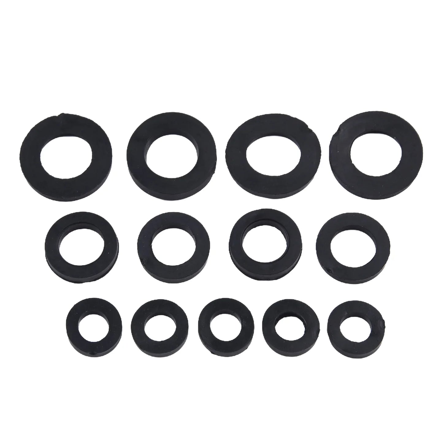 13-Piece Rubber Tap Washer Set – 3/8" 1/2" 3/4" O-Ring Seals