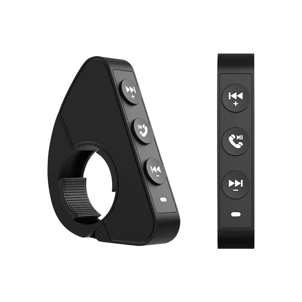 Waterproof Wireless Bluetooth Handlebar Remote Control Button for Helmet Headset Motorcycle/Bike Handlebar Media Controller Peaceful Pleasures Health and Wellness