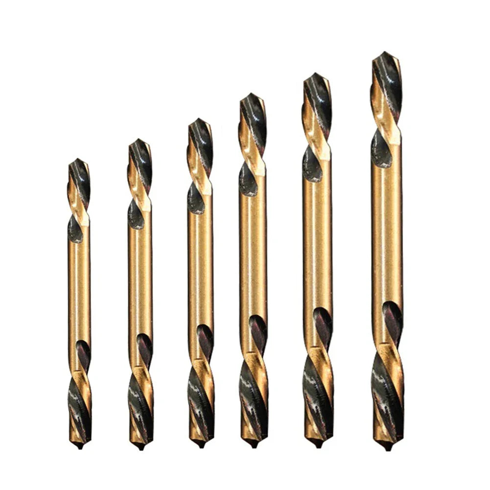 6-Piece HSS Double-Ended Auger Drill Bits Set – 3mm to 6mm
