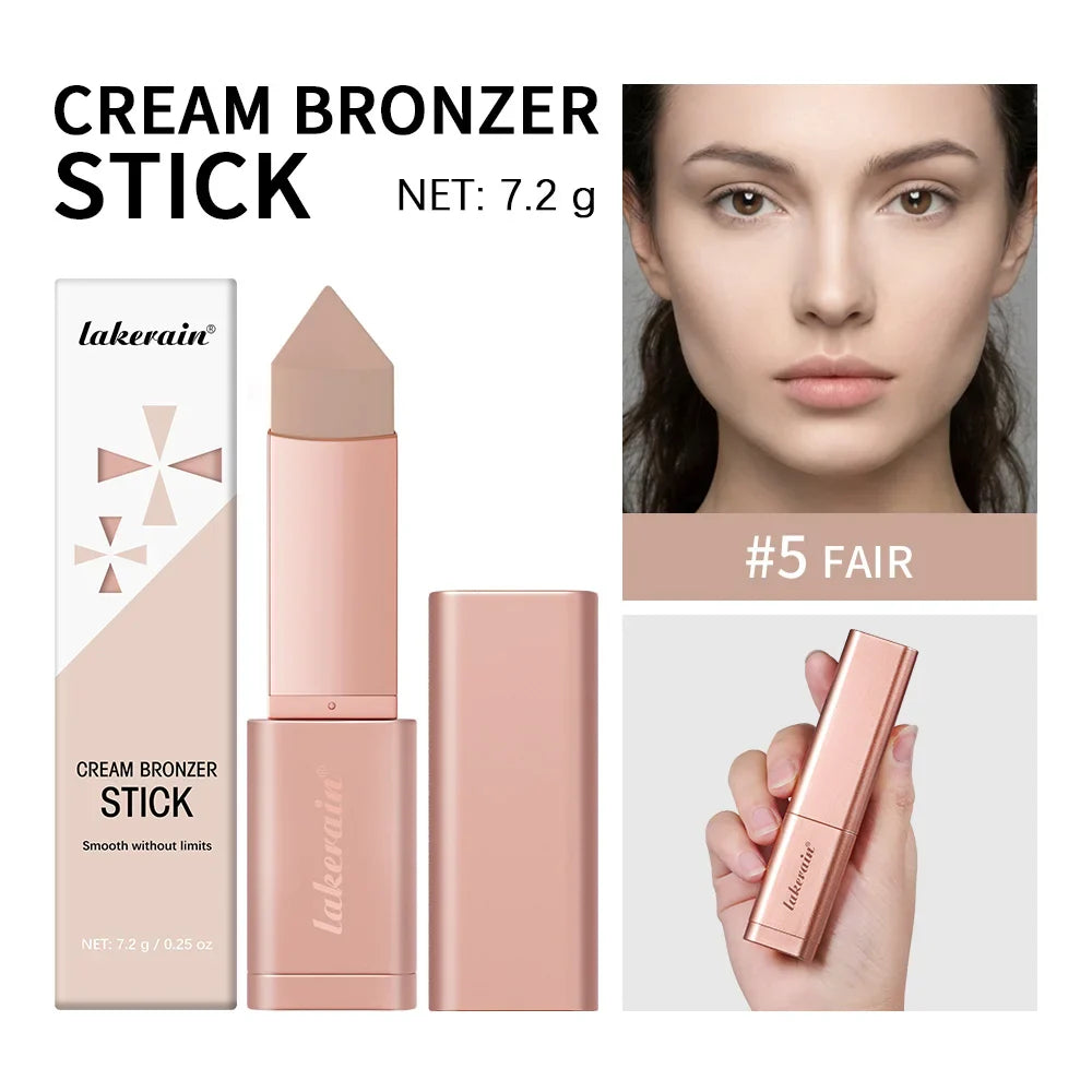 3D Bronzer & Contour Stick – 2-in-1 Creamy Bronze | 5 Shades