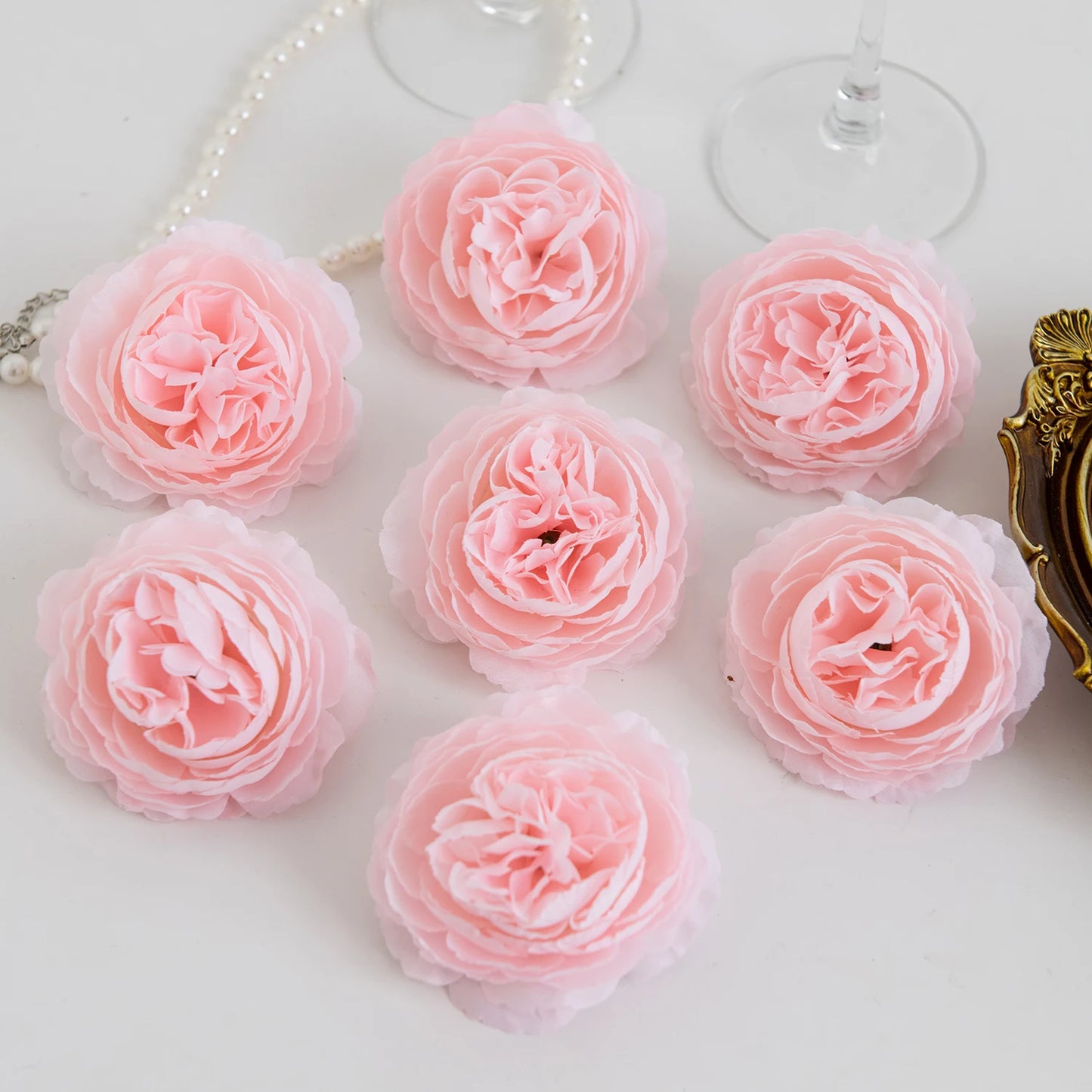 Silk Peony Artificial Flower Stems | Wedding & Home Décor 5/10pcs