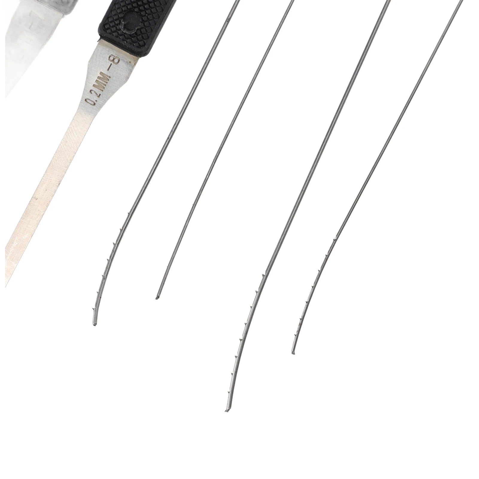 12PCS Lock Pick Set Locksmith Supplies Broken Key Auto Extractor Remove Hooks Stainless Steel DIY Hand Tools Hardware Peaceful Pleasures Health and Wellness