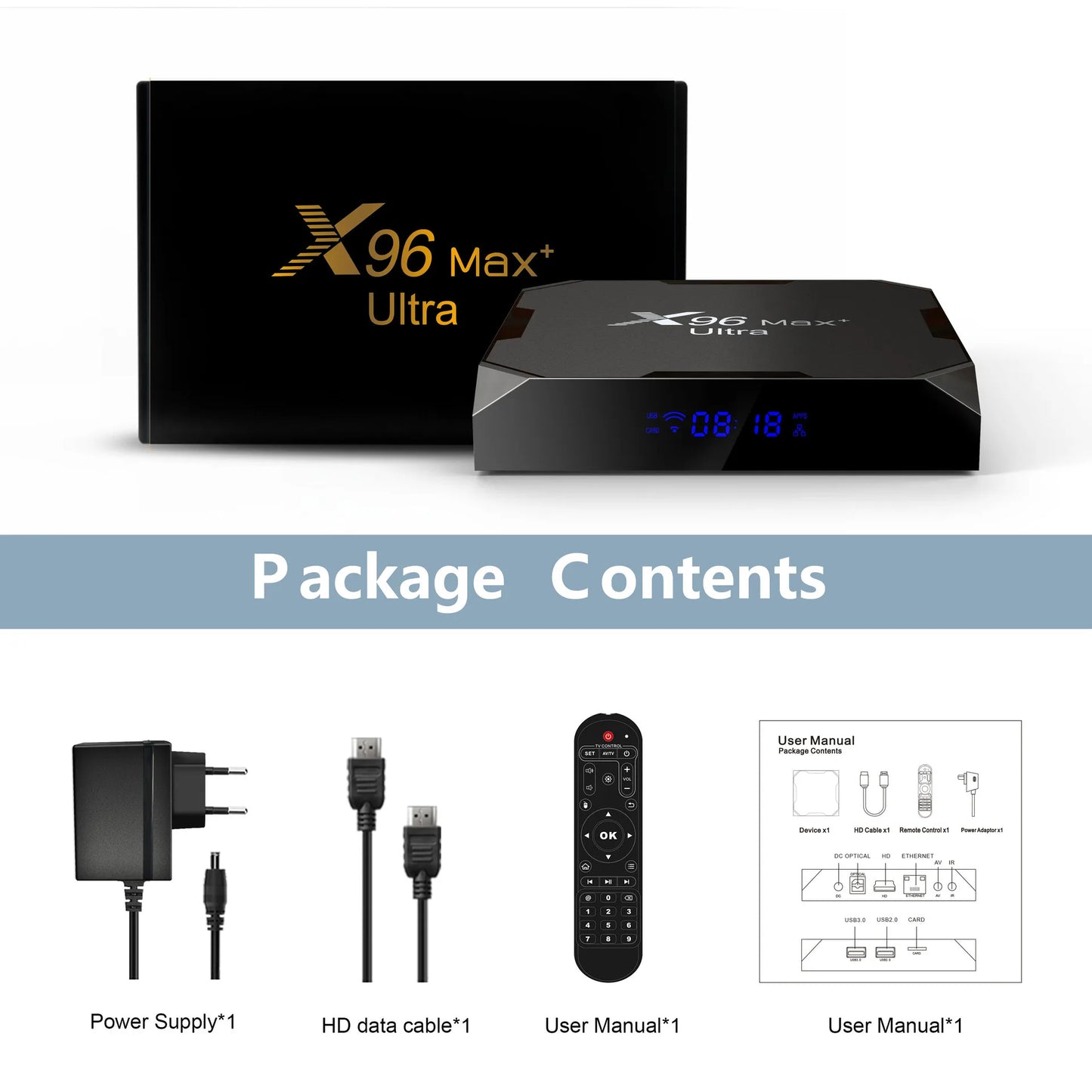 X96Max+ Ultra Smart TV Box Amlogic S905X4 Android 11 4GB RAM 64GB ROM 2.4G 5G Dual WiFi BT4.X 100M Ethernet HDMI2.0 4K UHD VP9 A Peaceful Pleasures Health and Wellness