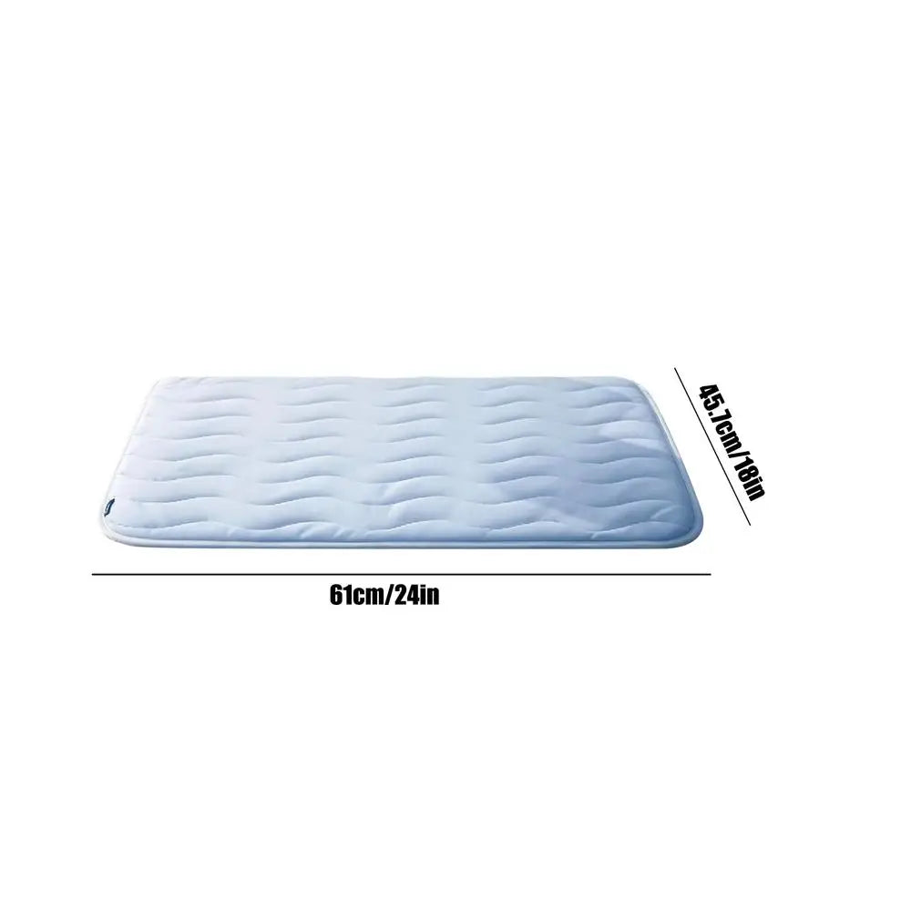 Dog Cooling Bed Breathable Washable Non-Slip Pet Cooling Mat For Puppy Sleeping Summer Outdoor Indoor Car Travel Crate Cage Peaceful Pleasures Health and Wellness S China Mainland