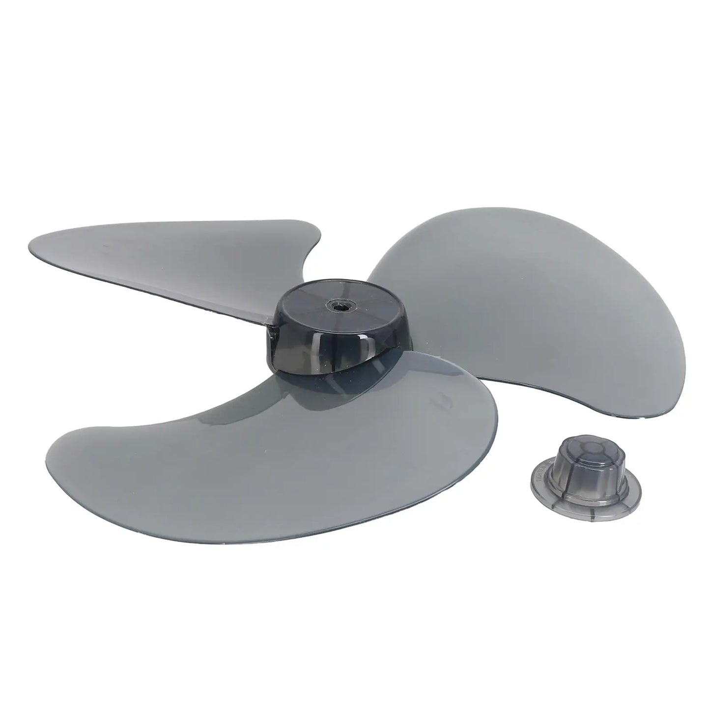 16-Inch 3-Blade Plastic Fan Blade with Nut Cover | Stand & Desk Fan