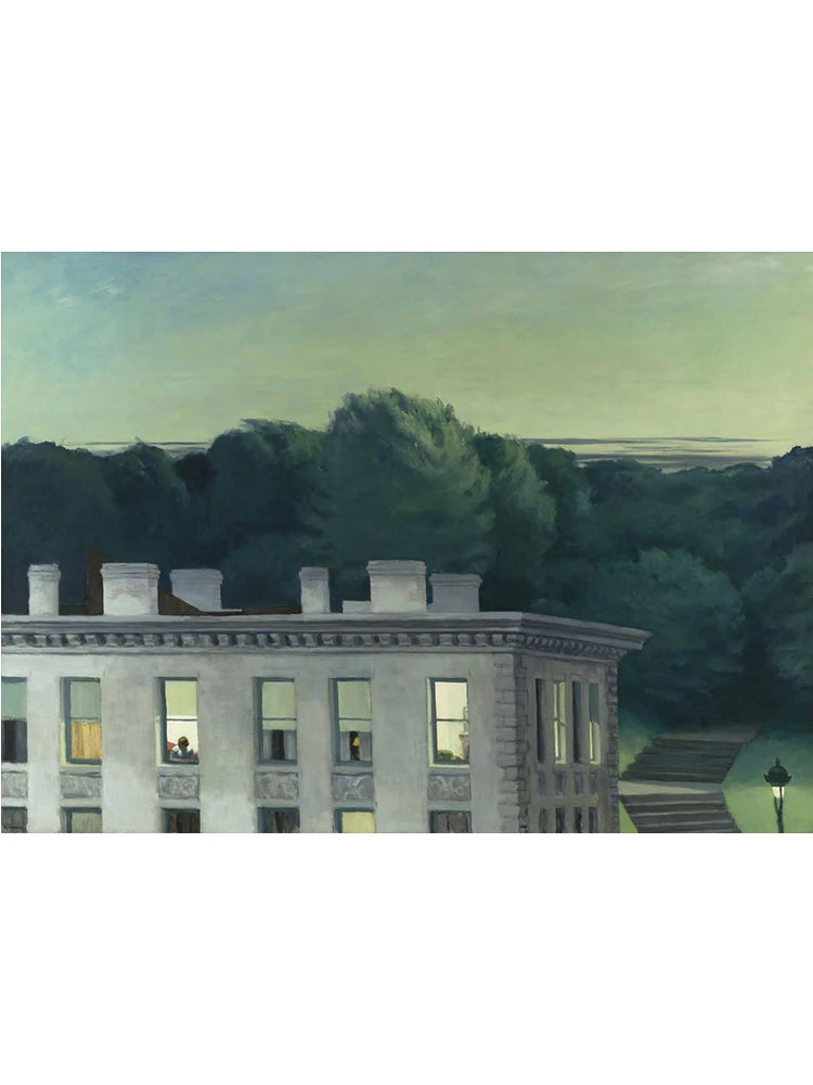 Edward Hopper Famous Realistic Master Art Poster Canvas Painting Nighthawks Life Landscape Wall Art Living Room Home Decorati Peaceful Pleasures Health and Wellness