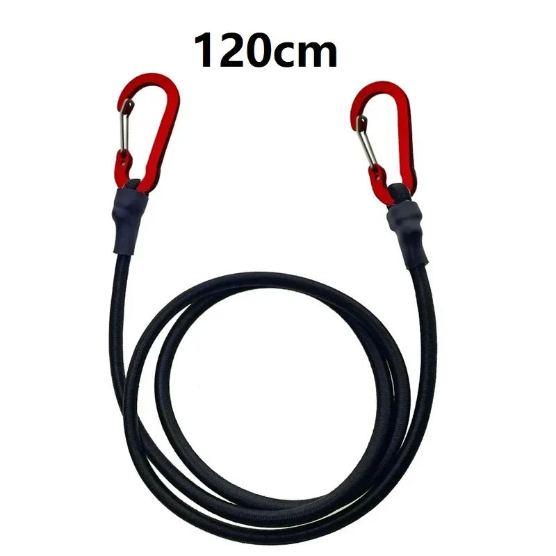Heavy Duty Bungee Cords with Carabiner Hooks | Camping & Kayak