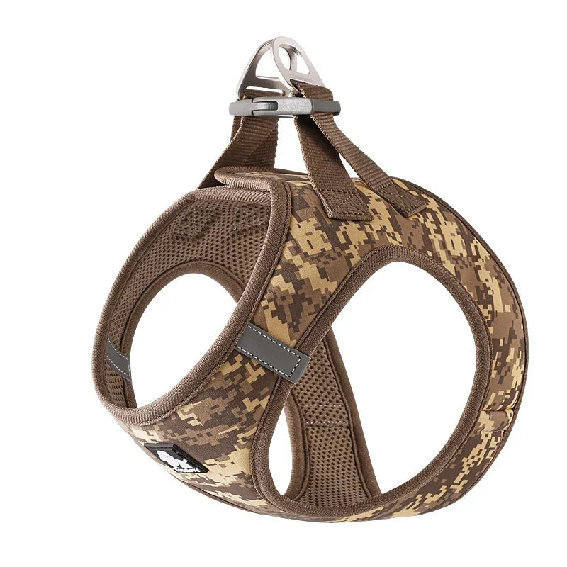 Truelove Pet Harness Soft Air Mesh Adjustable Reflective Pet Vest Small and Medium Breeds No Pull Adjustable Dog Harness TLH3016 Peaceful Pleasures Health and Wellness Brown XXXS China Mainland