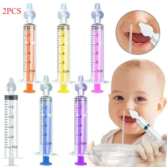 Baby Nasal Aspirator Syringe – Soft Silicone Nose Cleaner 10ml Baby Nasal Aspirator Oasis Select