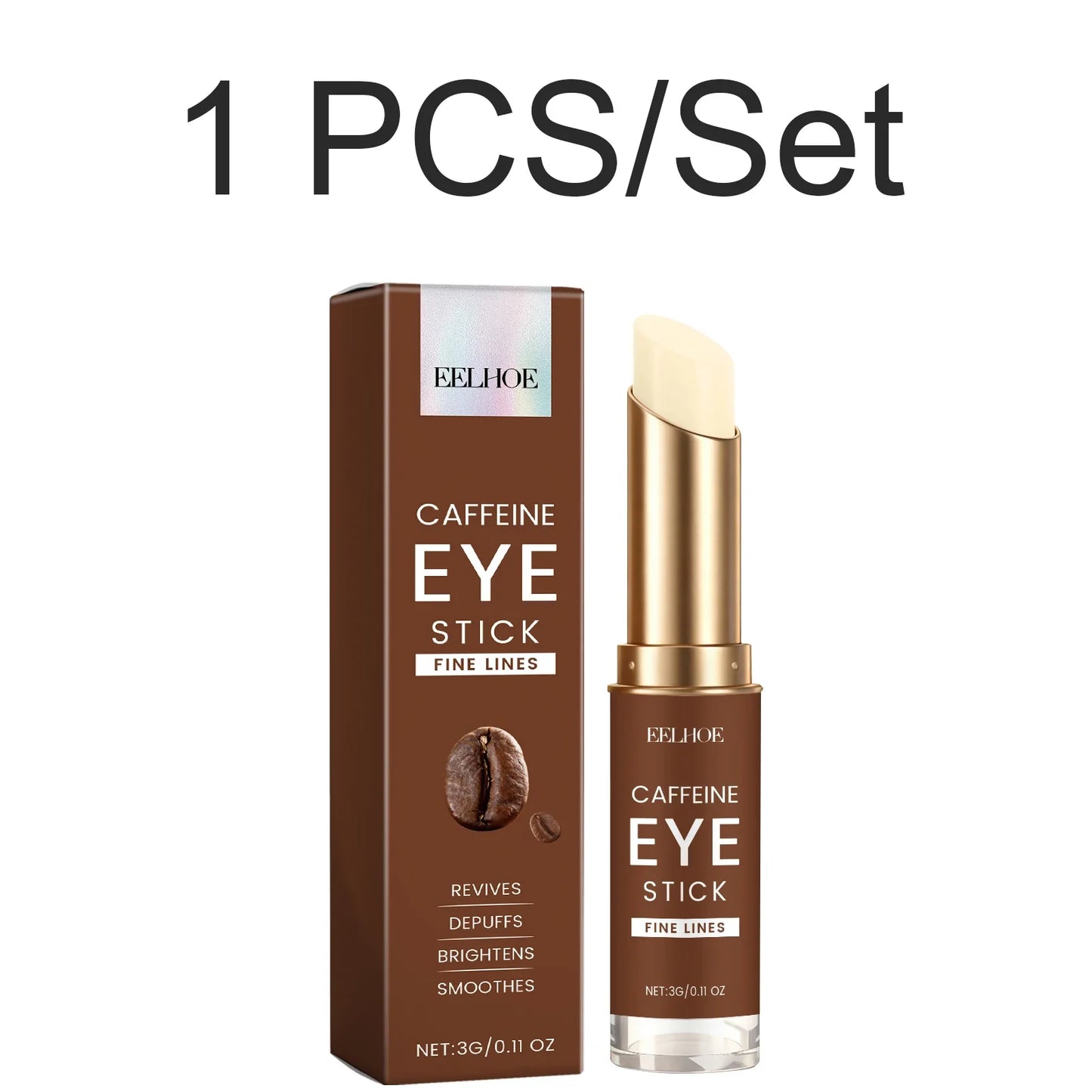 Caffeine Eye Cream Stick – Brighten, Firm & Hydrate | 3g