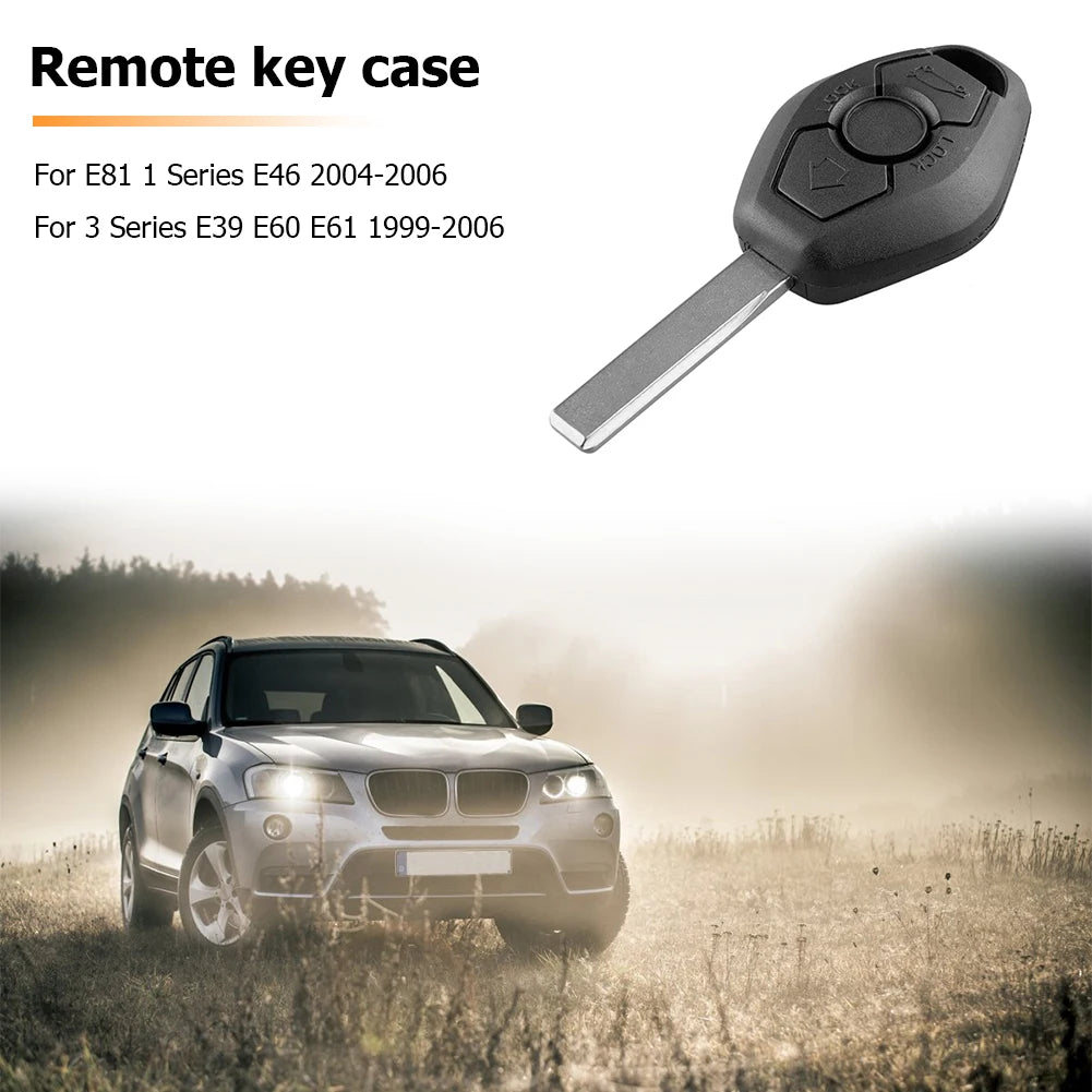3-Button BMW Key Fob Replacement Shell – E46 E39 E60 E38 E83 E85 Peaceful Pleasures Health and Wellness