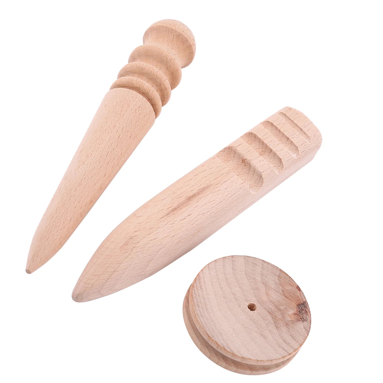 in Use High Hardness Wooden Leather Burnisher Leather Burnisher for Leather Novice Professional Leather Project Peaceful Pleasures Health and Wellness