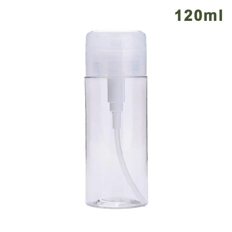 Refillable Press Pump Dispenser Bottle | Nail Polish Remover
