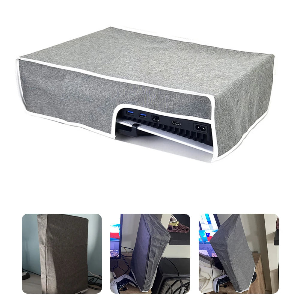For PS5 Game Console Dust Proof Cover Sleeve Guard Case Waterproof Anti-dust Outer Casing Protective Cover For PS5 Peaceful Pleasures Health and Wellness