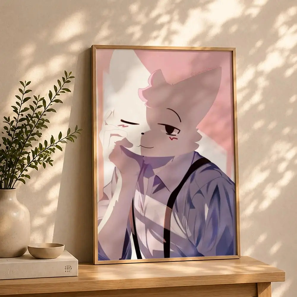 Meme B-Boykissers Poster HD Self Adhesive Waterproof Wall Art Ideal for Home Office Dorm Bedroom Great Gift Peaceful Pleasures Health and Wellness White12 40X50cmNoframe
