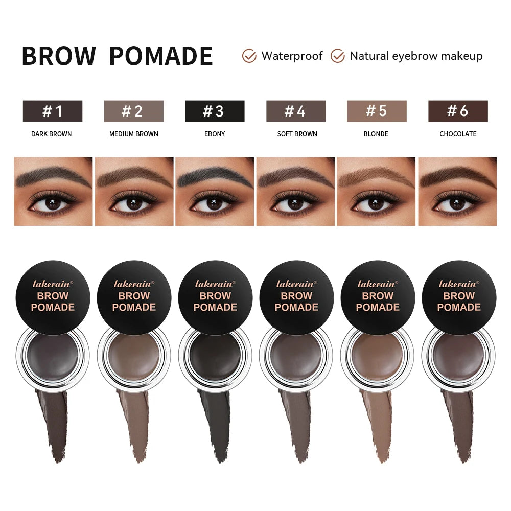 Eyebrow Styling Eyebrow Cream 6Color Wild Styling Eyebrow Gel Soap Long-Lasting Waterproof Eyebrow Cream Cosmetics Makeup Peaceful Pleasures Health and Wellness