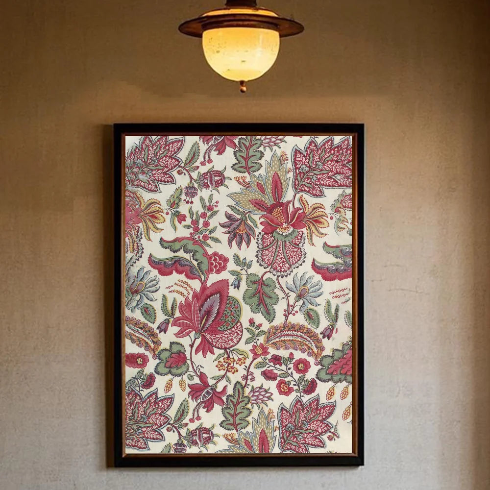 William Morris Animals & Flowers Wall Poster | HD PVC Art Decorative Wall Poster Peaceful Pleasures Health and Wellness z2 50X70cmNoframe