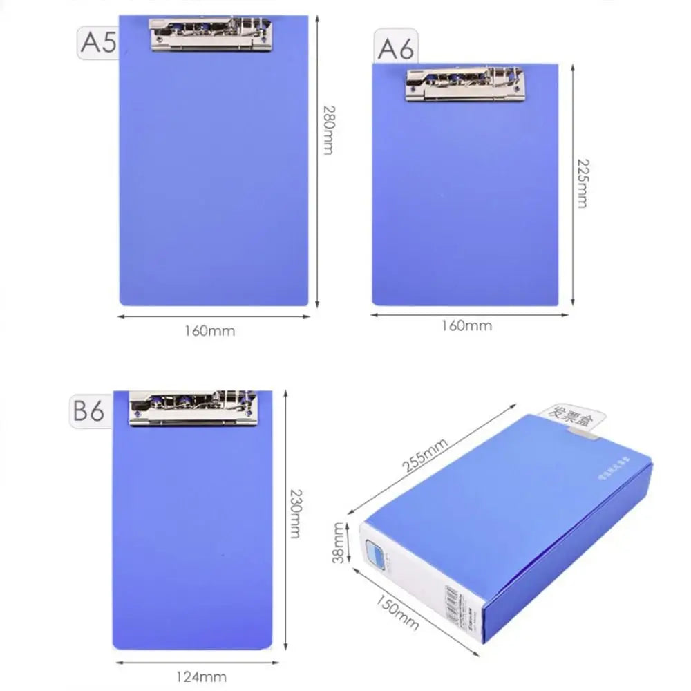 Clipboard School Office Finance Officer Storage Clipboard Clipboard Writing Board Clipboard File Box Case Document File Folders Peaceful Pleasures Health and Wellness