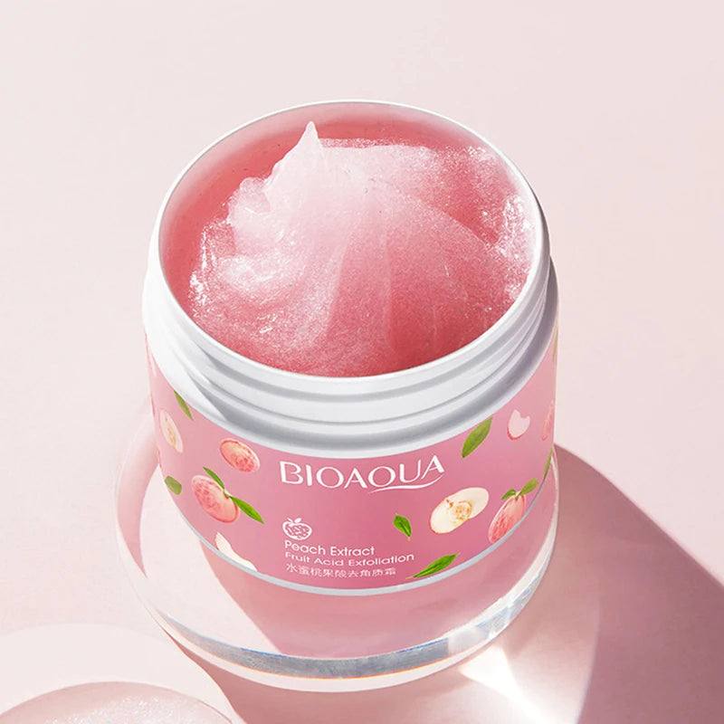 BIOAQUA Honey Peach Exfoliating Face & Body Scrub 140g