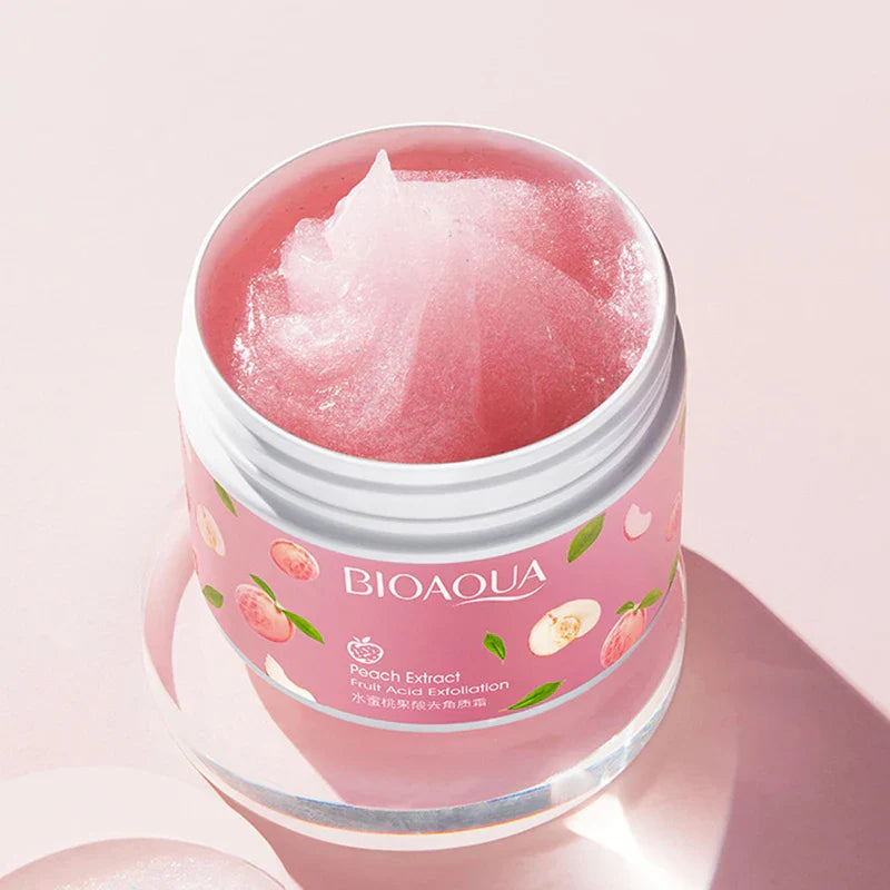 BIOAQUA Honey Peach Face & Body Exfoliating Scrub – 140g