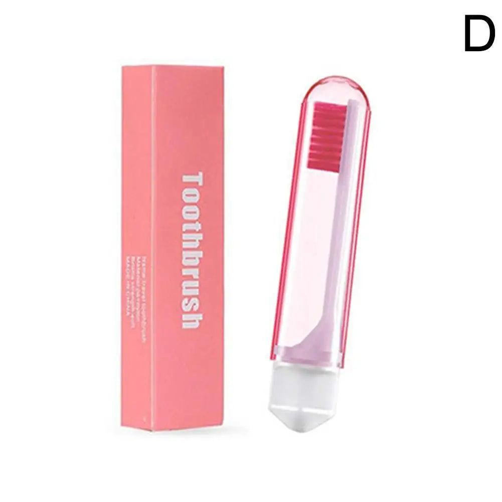 Portable Folding Toothbrush for Travel and Outdoor Use Peaceful Pleasures Health and Wellness D