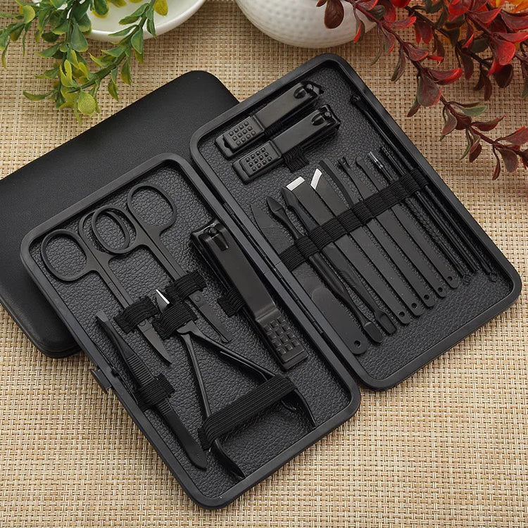 Deluxe Manicure & Pedicure Kit – Stainless Steel Nail Care Set