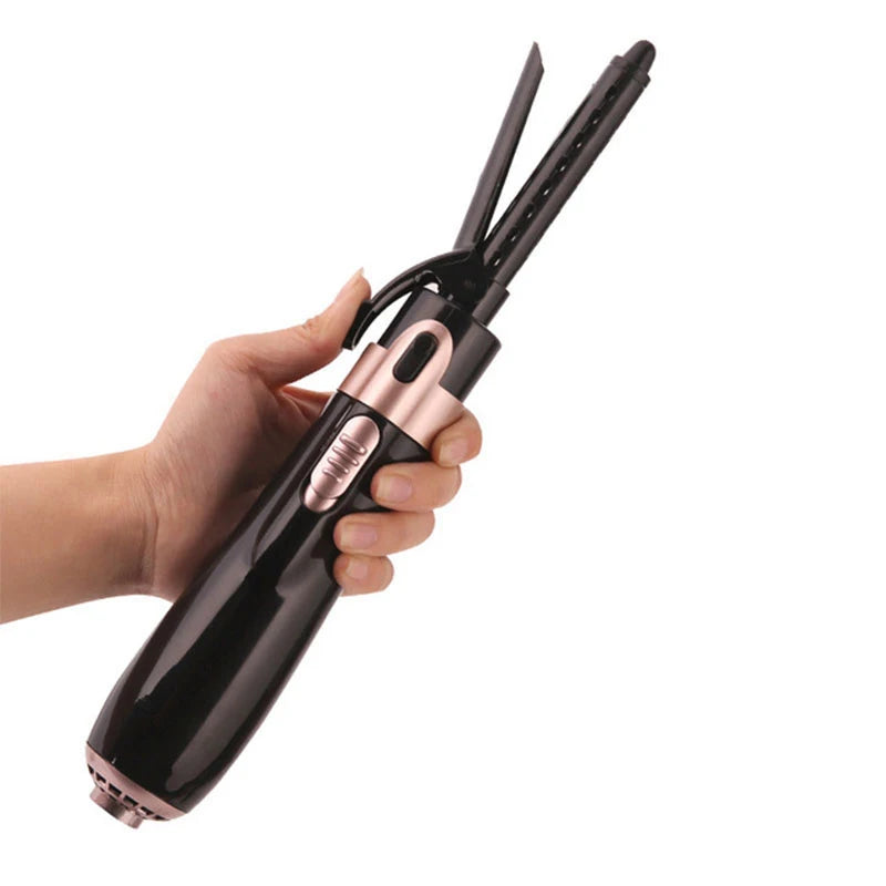 Interchangeable Brush Head Negative Ion Hair Dryer Brush Multiple Function Hot Air Hair Blow Dryer Peaceful Pleasures Health and Wellness