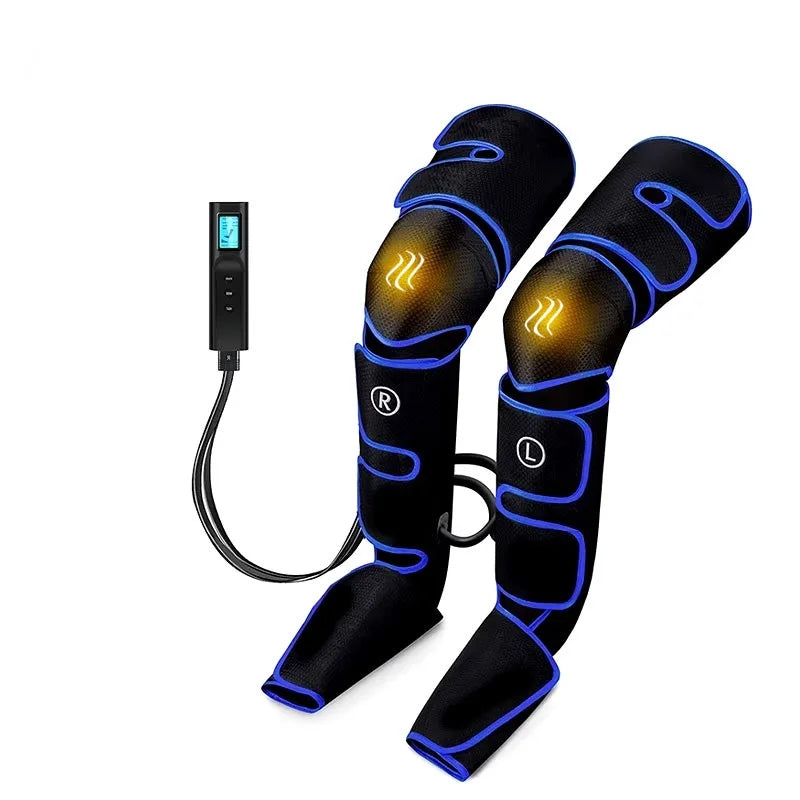 Air Compression Leg Massager | 6 Modes, Heat & Lymph Recovery