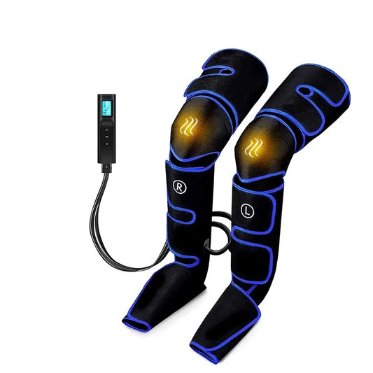 Air Compression Leg Massager | 6 Modes, Heat & Lymph Recovery Leg Compression Massager Peaceful Pleasures Health and Wellness