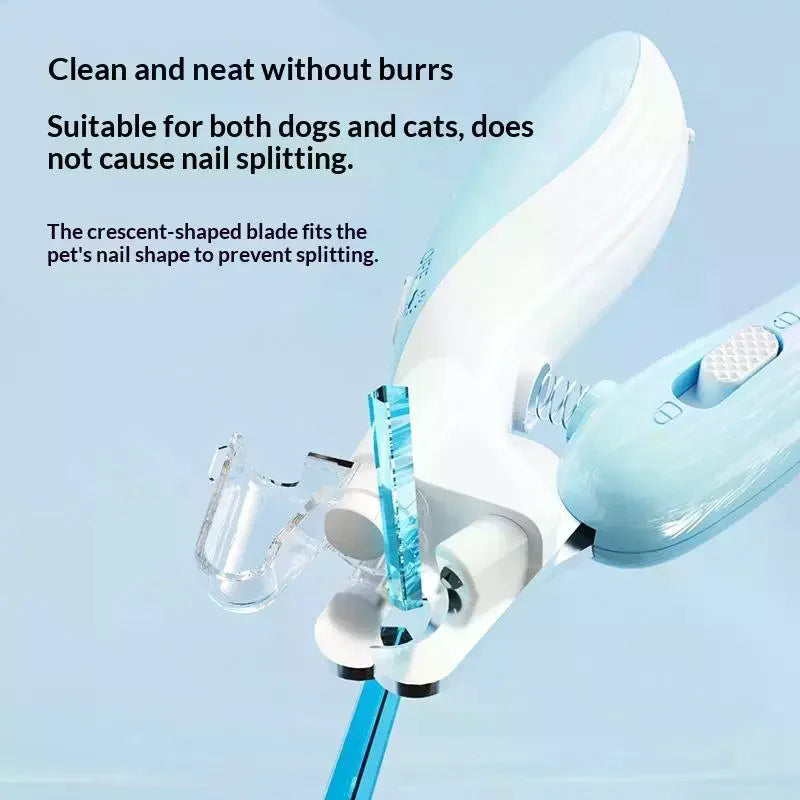 HELTC Pet Nail Clippers with LED Light for Cats & Dogs