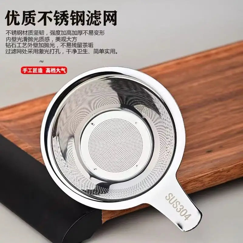 Tea drain 304 stainless steel tea filter tea filter high-end tea filter tea set accessories tea filter Peaceful Pleasures Health and Wellness