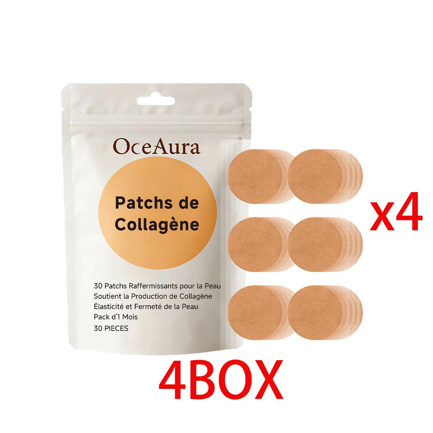 OceAura Collagen Hydrating Skin Patches 30pcs | Moisturizing
