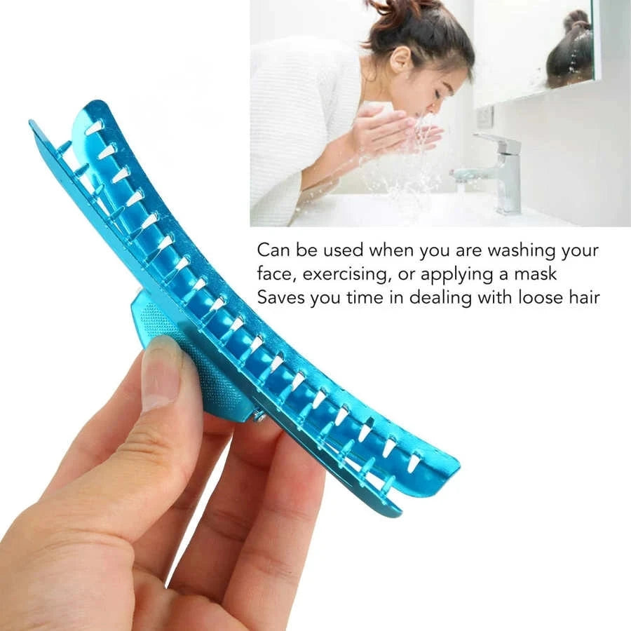 6Pcs/Set Aluminum Metal Hairdressing Hair Clip Salon Thick Haircut Partition Hairpin Barber Fixing Styling Hair Clip Accessories Peaceful Pleasures Health and Wellness