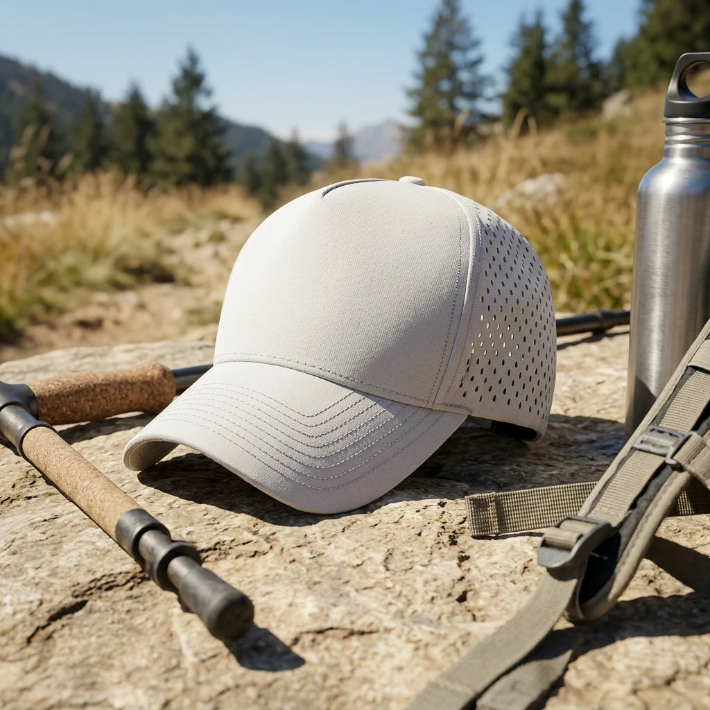 Breathable Quick Dry Sports Cap with Laser Perforation for Outdoor Cycling and Hiking UPF Protections Adjustable Fit Peaceful Pleasures Health and Wellness