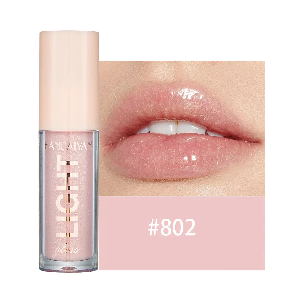 Handaiyan 12-Shade Mirror Lip Gloss – Glossy & Moisturizing