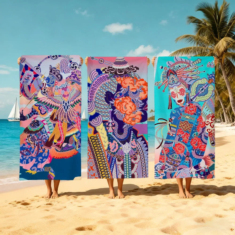 Quick Dry Beach Towel – Soft, Absorbent, 11 Sizes | Travel & Gym Quick Dry Beach Towel Peaceful Pleasures Health and Wellness