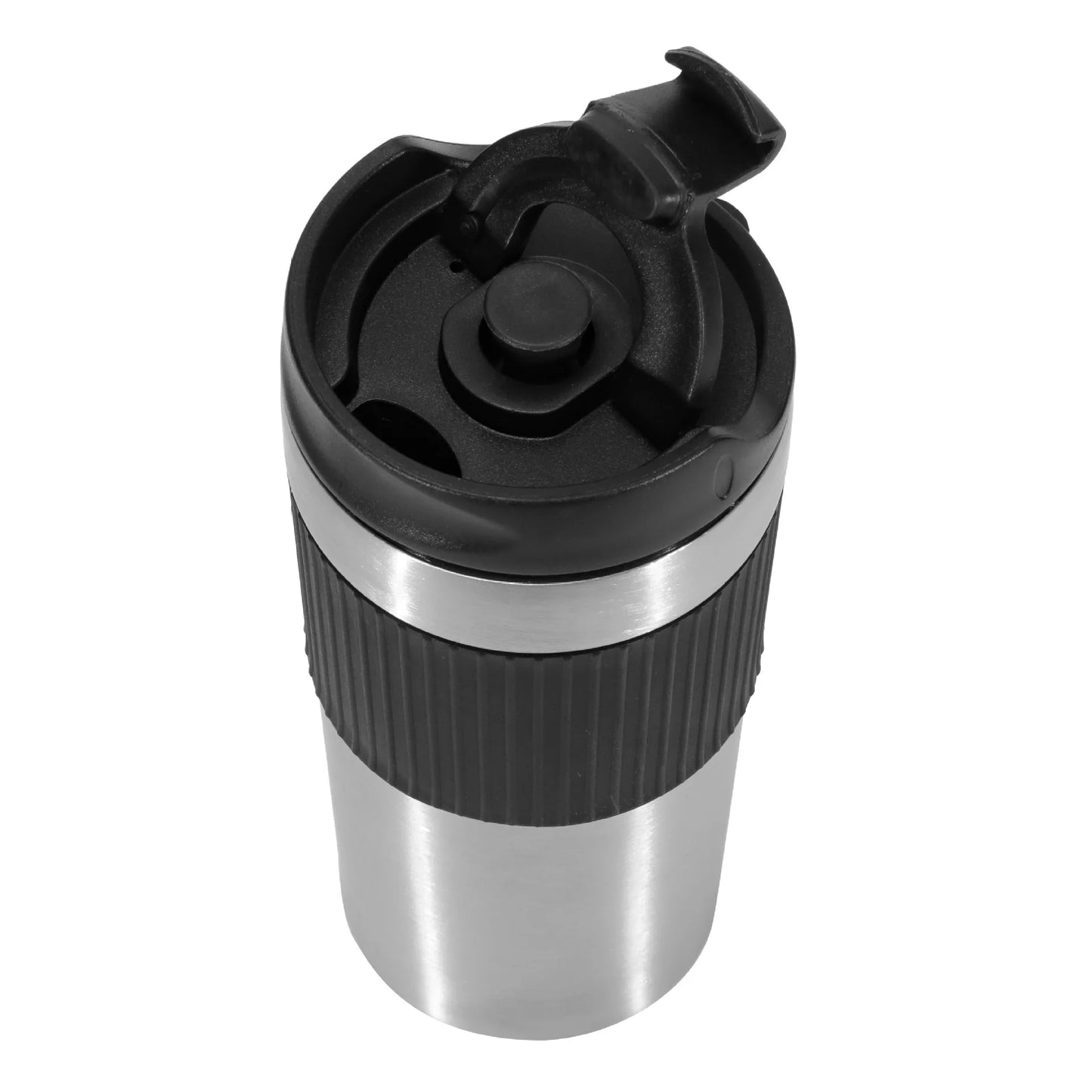 Portable French Press Bottle Stainless Steel Thermos Coffee Maker Cups for Travel Outdoor Aeropress Mug for Cold Brew Cafe Maker Peaceful Pleasures Health and Wellness
