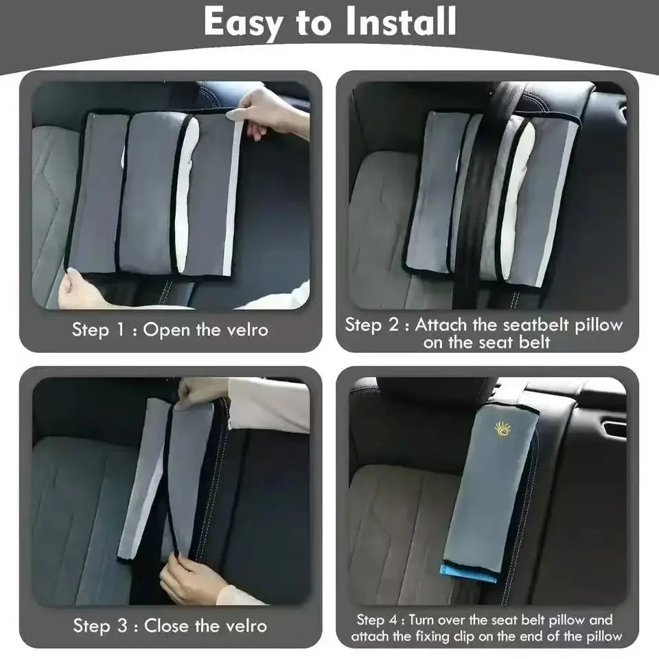 Kids Shoulder Pad Interior Car Seat Belt Chest Cushion Universal Safety Car Seat Shoulder Protector Pillow Pads for Kids Women Peaceful Pleasures Health and Wellness
