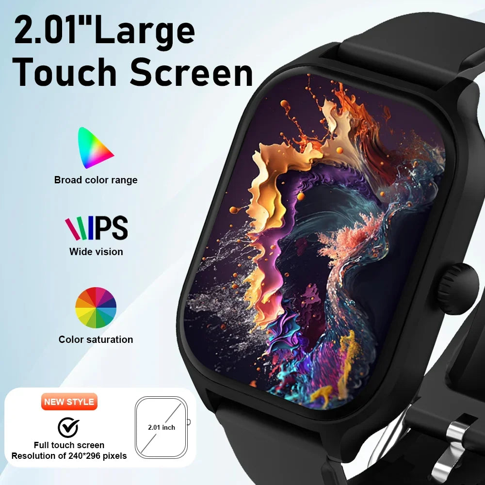 CHAONB H9 Smartwatch – Calls, Heart Rate & Fitness Tracker