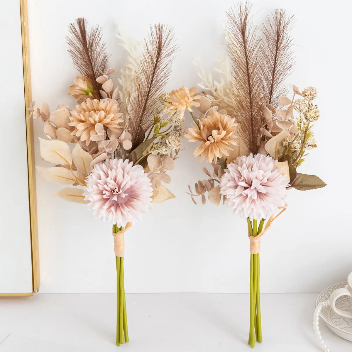 Silk Chrysanthemum Artificial Flower Bouquet | Wedding & Home