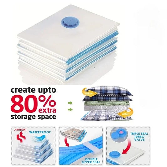 Vacuum Storage Bags for Clothes, Bedding & Blankets | Space Saver Vacuum Storage Bags Peaceful Pleasures Health and Wellness