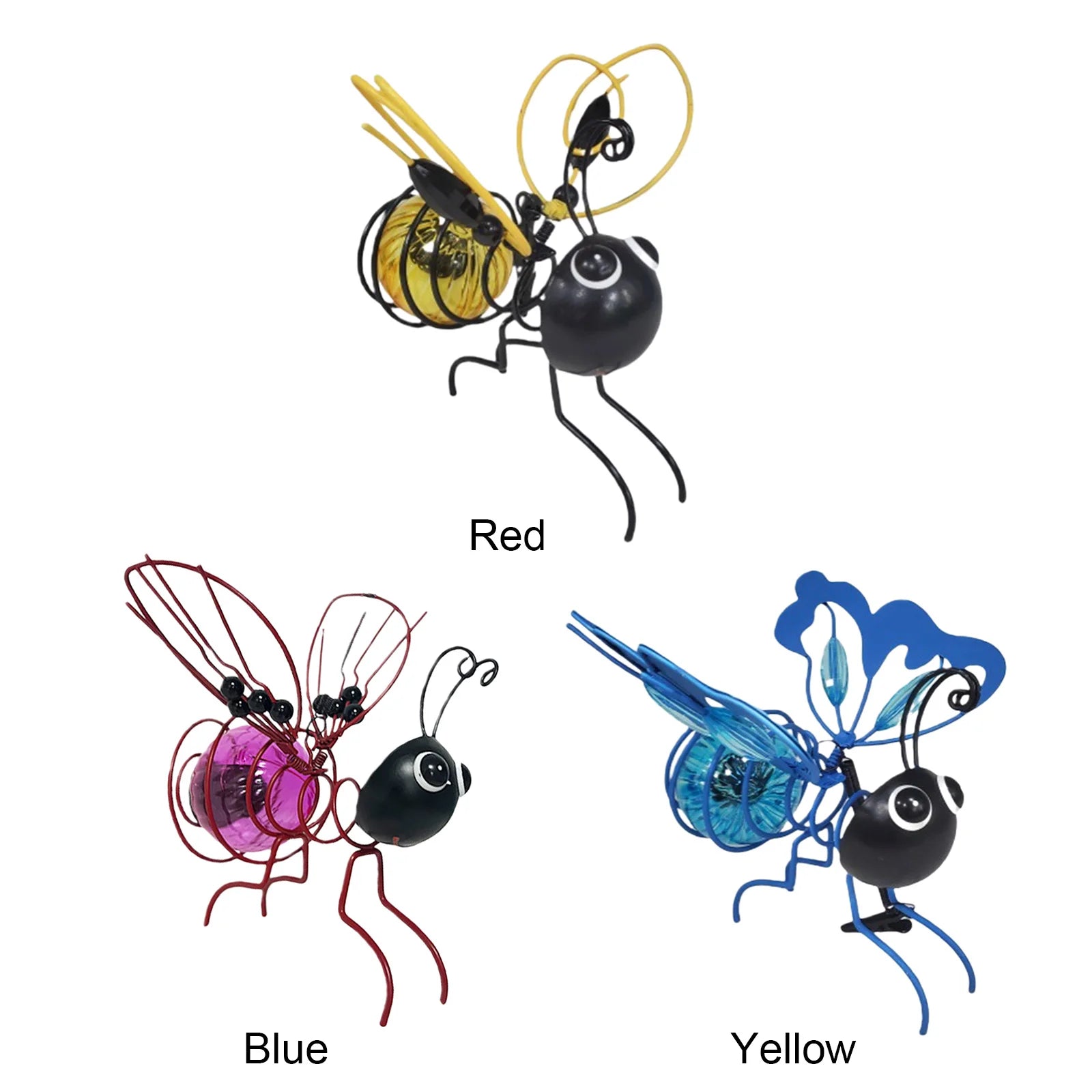 Bee Solar Lights Waterproof Decorative Simulation Bumble Solar Light for Party Festivals Garden Decor Birthday Gifts Peaceful Pleasures Health and Wellness
