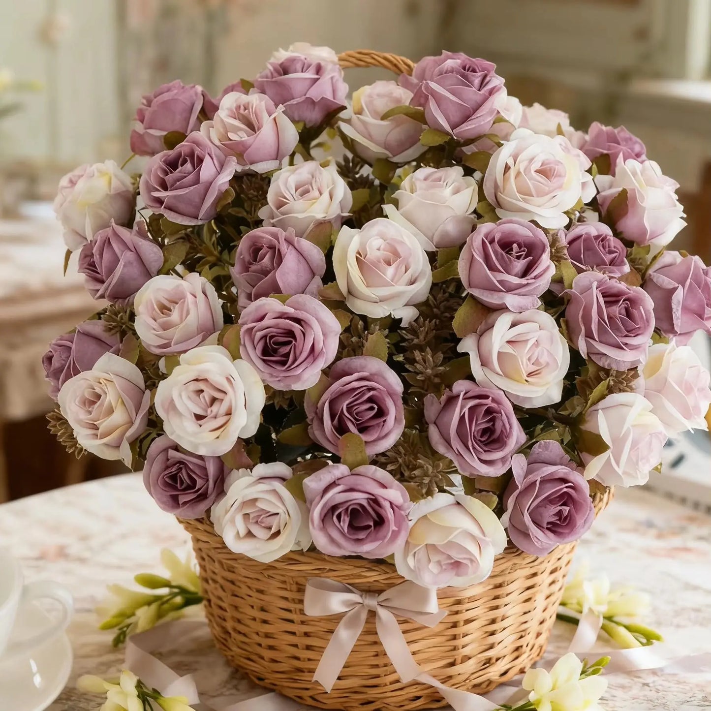 Silk Rose Artificial Flowers – Wedding, Home & Garden Décor