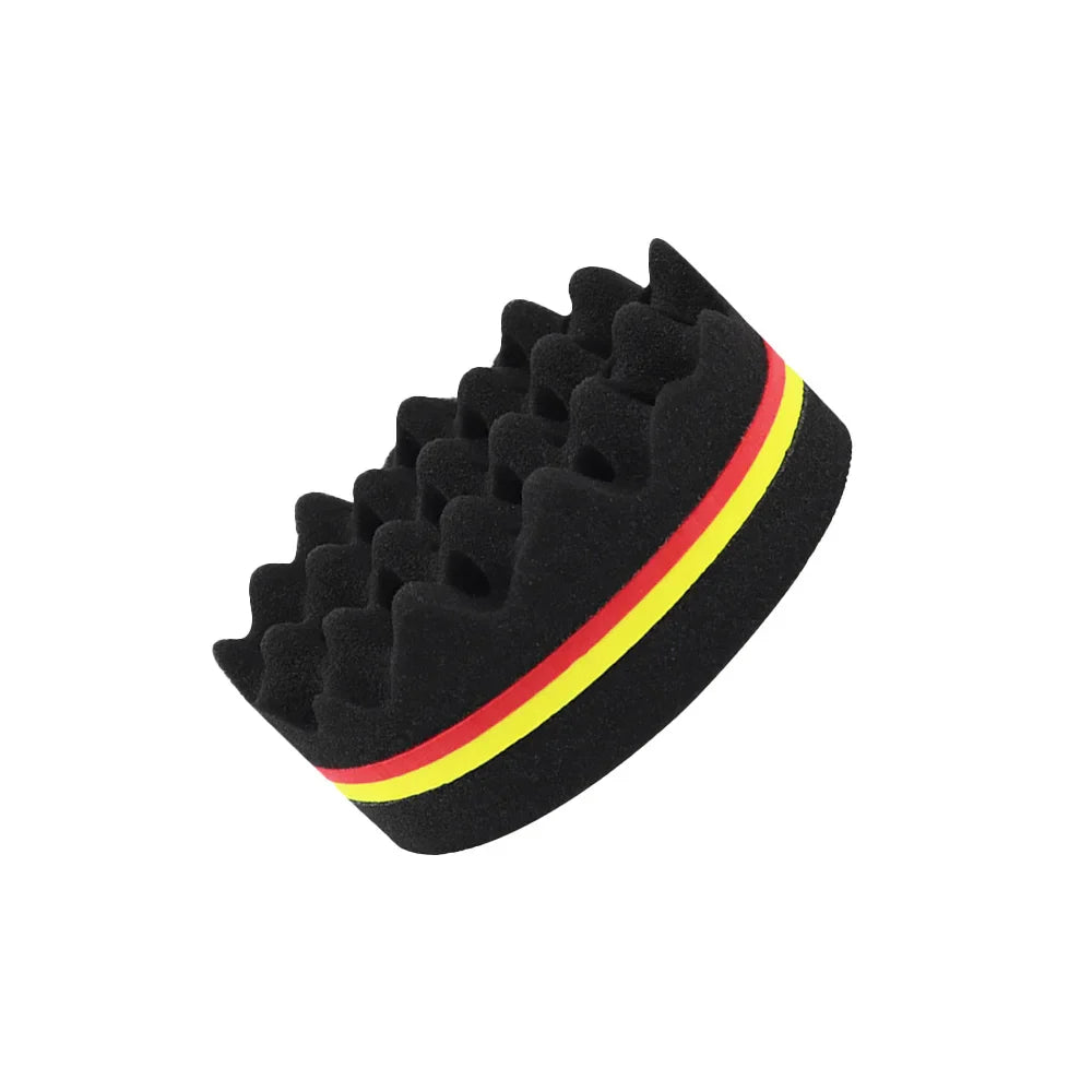 Oval Hair Sponge Twist Curl Brush – Wave & Braid Tool