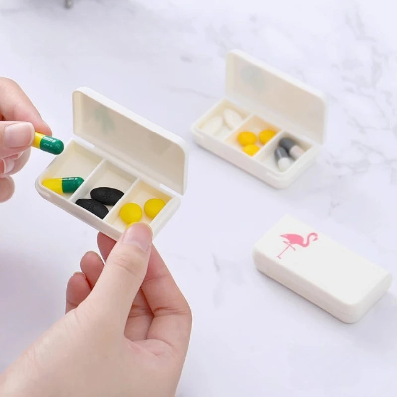 3-Compartment BPA-Free Portable Pill Organizer | Travel Case