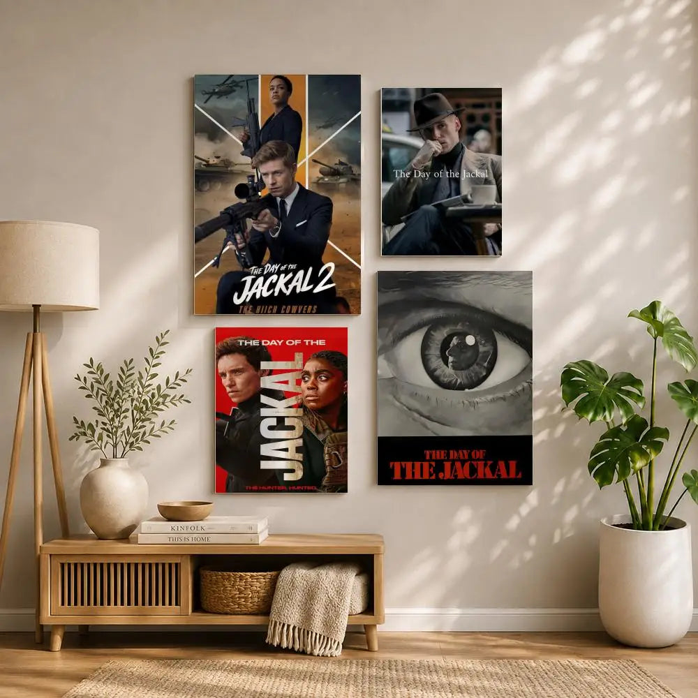 The Day of the Jackal Movie Poster – HD Waterproof Wall Art Movie Poster Wall Art Peaceful Pleasures Health and Wellness