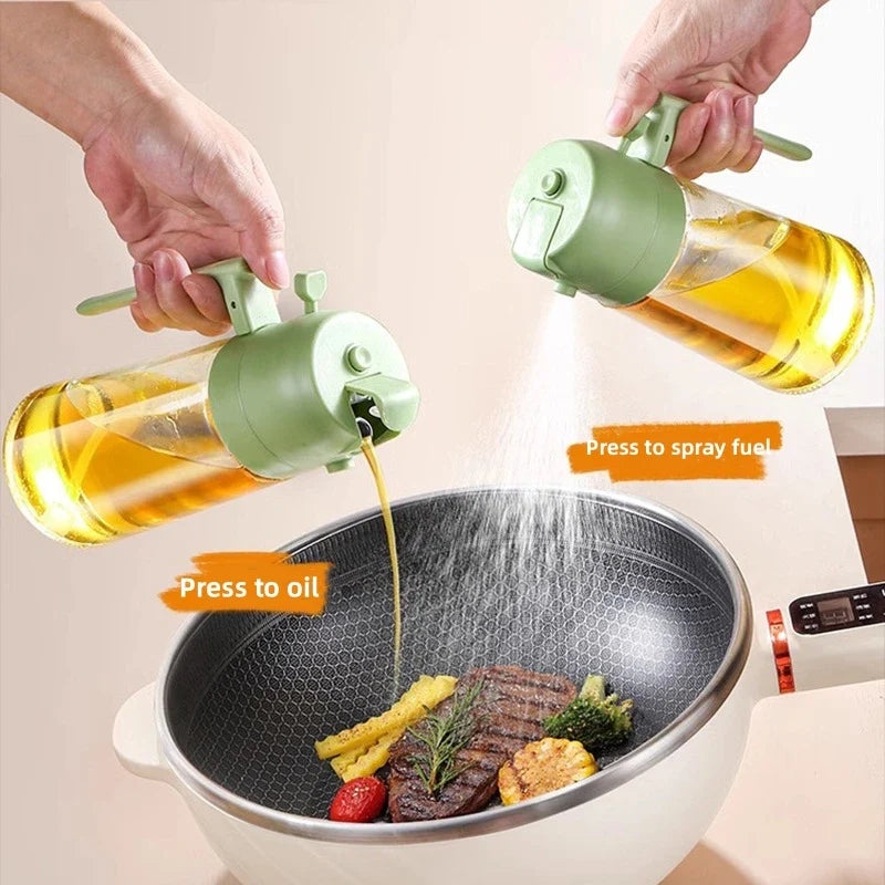 Oil Spray Bottle 200/300/500ml – Kitchen & BBQ Cooking Sprayer